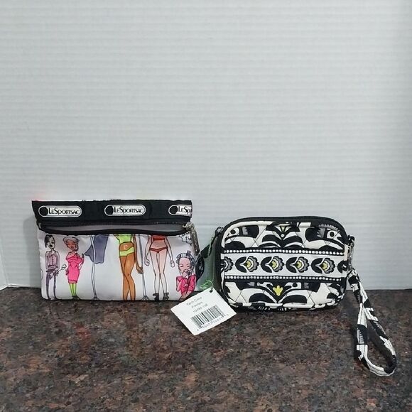 Vera Bradley Tech Case And Le Sportsac Cosmetic Case... - Picture 1 of 8